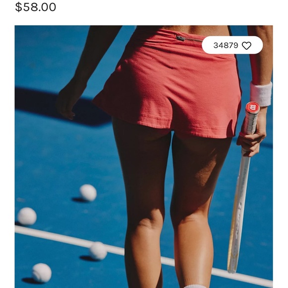 Hot Shot Mini Skort in Varsity Red size S - Picture 8 of 9